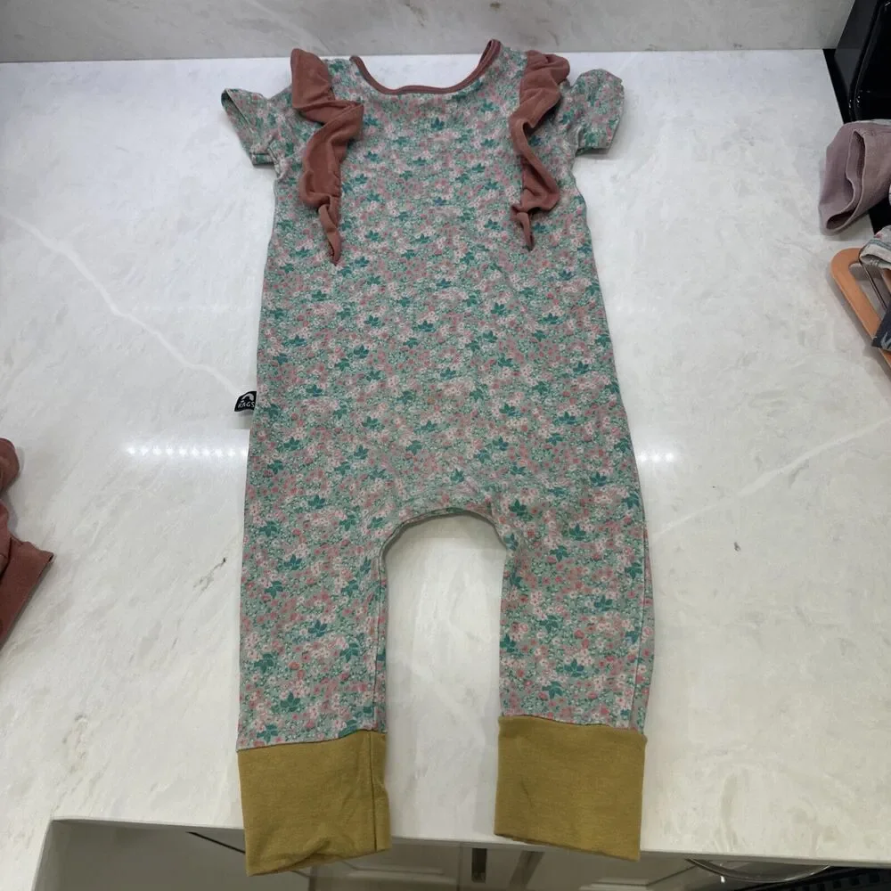 Rags Lot Of 4 Outfits Toddler Size 12 To 24 Months One Piece Floral Stretchy